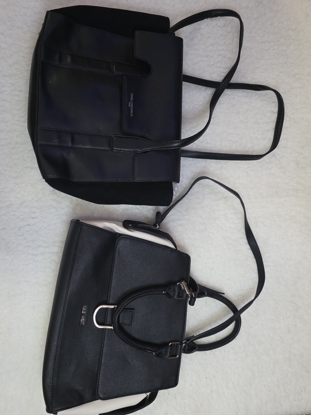Karl Lagerfeld & NINE WESTBlack Women’s Tote Bag - Bundle